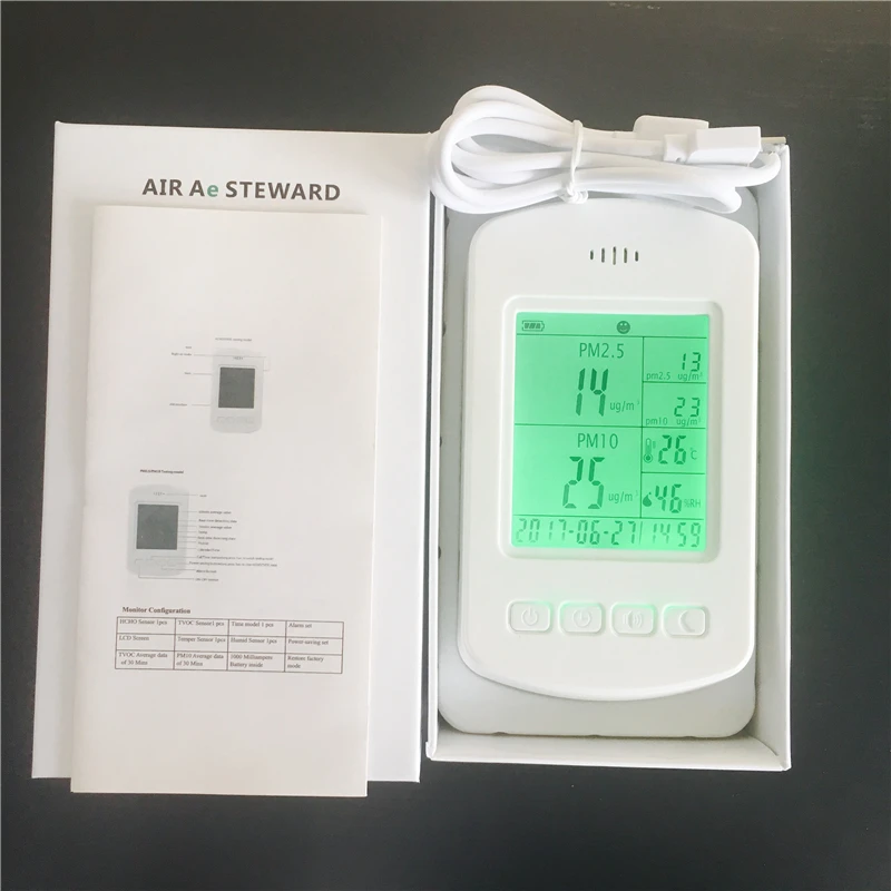 China Portable PM2.5 indoor air quality tester pm2.5 detectorin Gas
