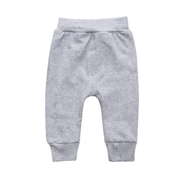 От 0 до 18 месяцев, детские брюки хлопковые теплые весенне-осенние длинные брюки для малышей, повседневные свободные леггинсы с эластичной резинкой на талии для младенцев, штаны - Цвет: as picture