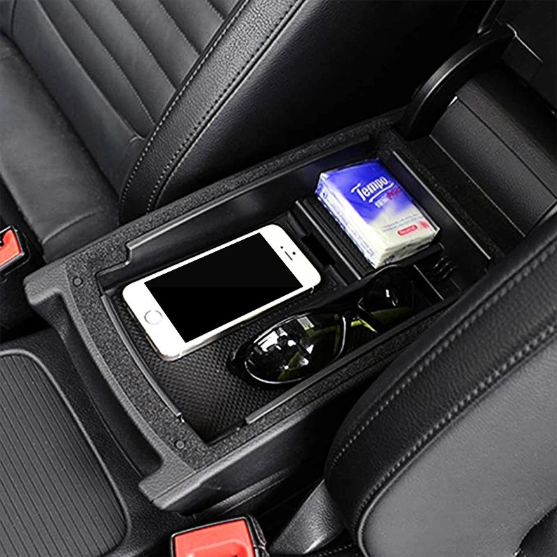 

Auto Accessories Armrest Box Storage Car Organizer Case ABS Stowing Tidying Trunk FOR VW Passat B6 B7 CC