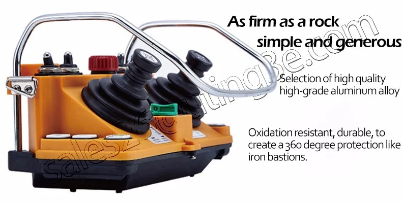 F24-60 Джойстик-передатчик промышленный Универсальный беспроводной Радио пульт дистанционного управления Джойстик AC/DC для подъемного крана