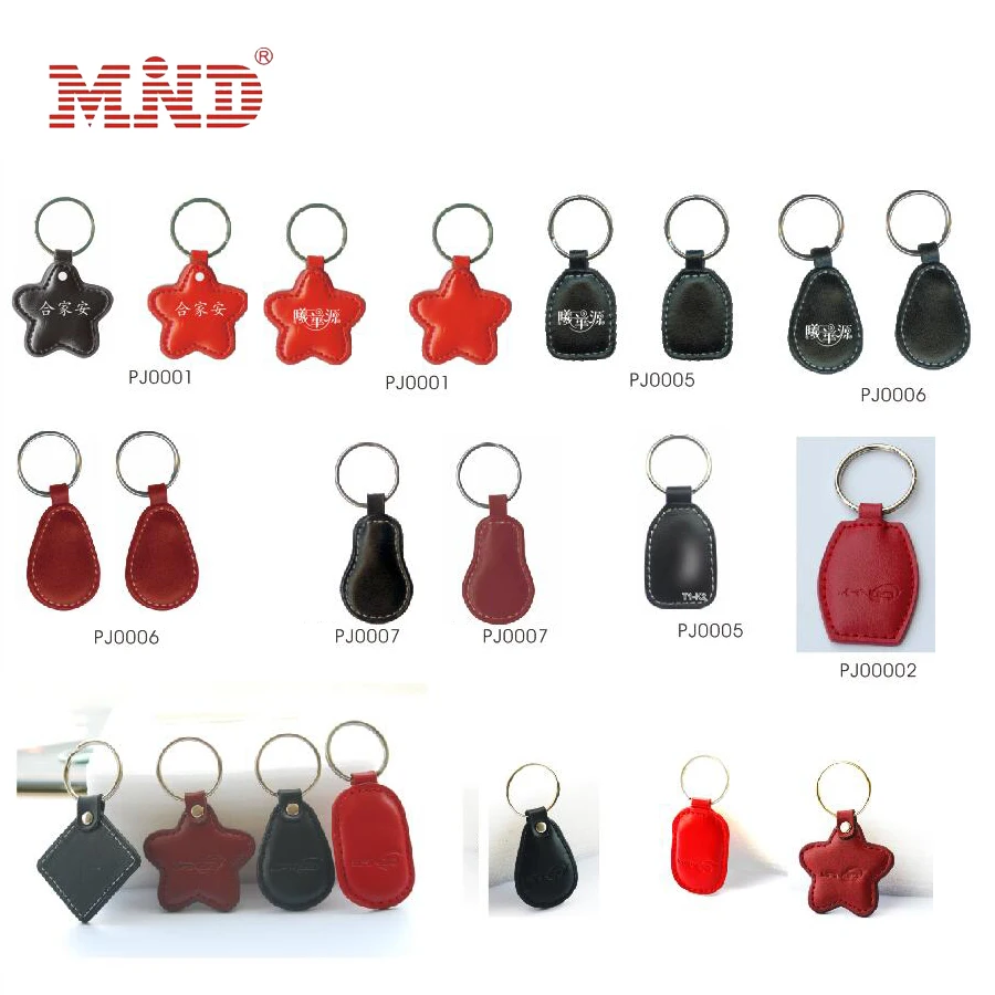 RFID кожаные брелки TK4100 125 кГц проксимити идентификатор Токен метка ключ совместим