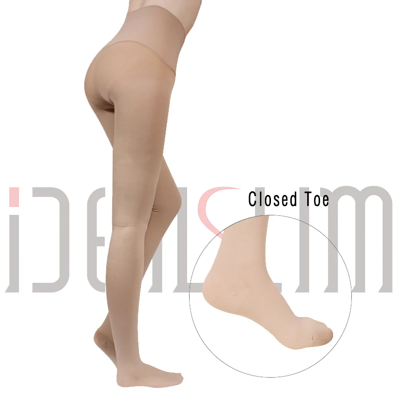 Женские компрессионные колготки IDEALSLIM с высокой талией медицинские чулки для