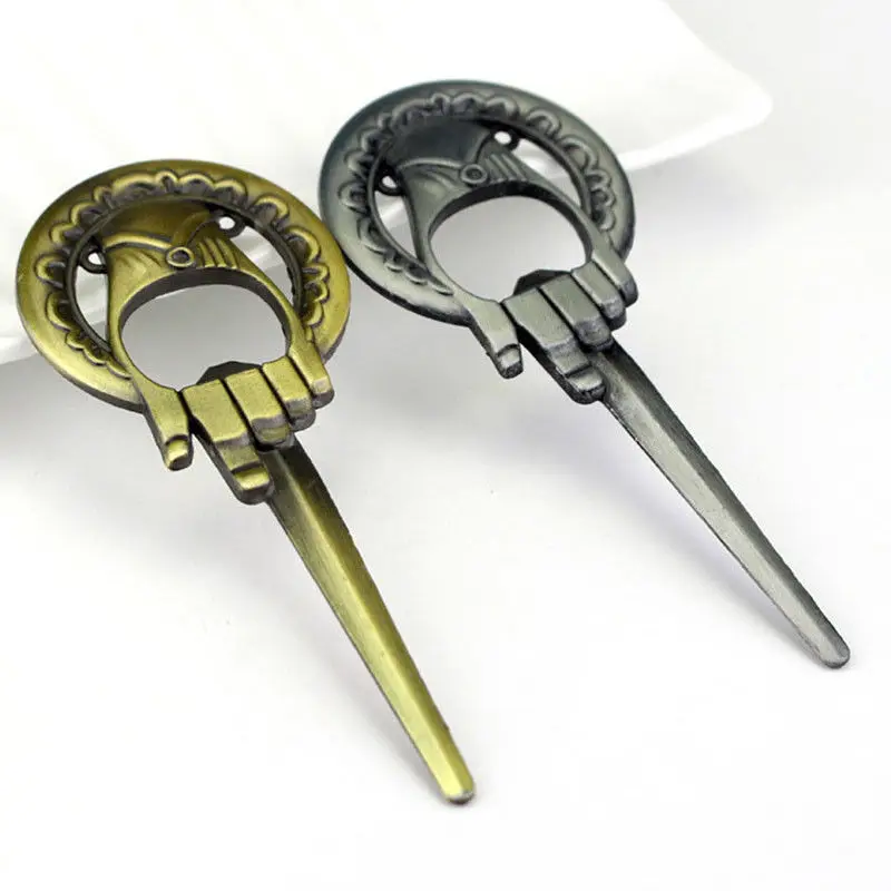 

Game of thrones House Hand Of The King Silver Bronze Key Ring Opener