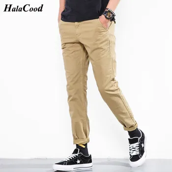 

Fashion 2018 Top Quality New Brand Men's Cotton Beam Feet Pants Active Joggers Pencil Pants Men Hip Hop Pants Large Size 36~38