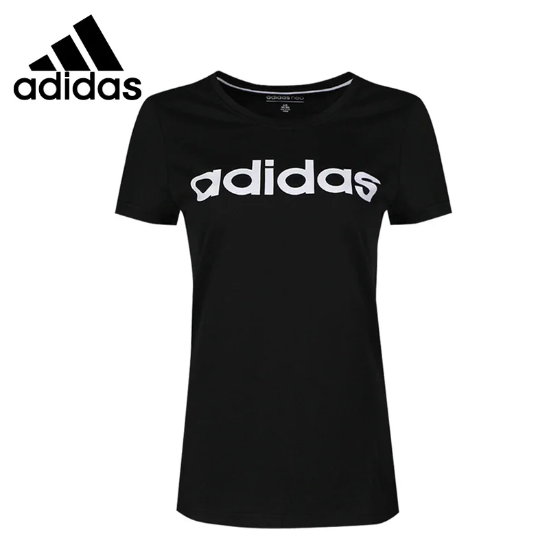 Оригинальная Новинка футболка Adidas NEO W CE женские футболки спортивная одежда с