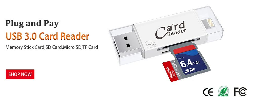 USB 2.0 Micro SD Card Reader for Micro SD Card