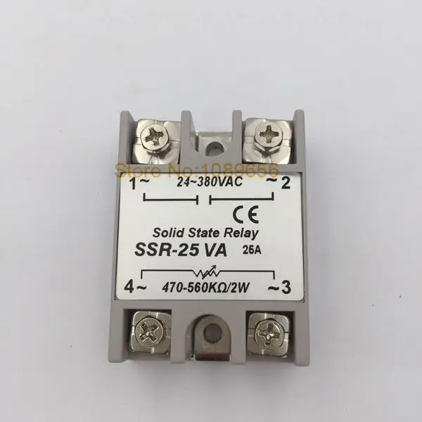 solid state relay SSR 25VA 25A ohm TO AC SSR 25VA relay solid state