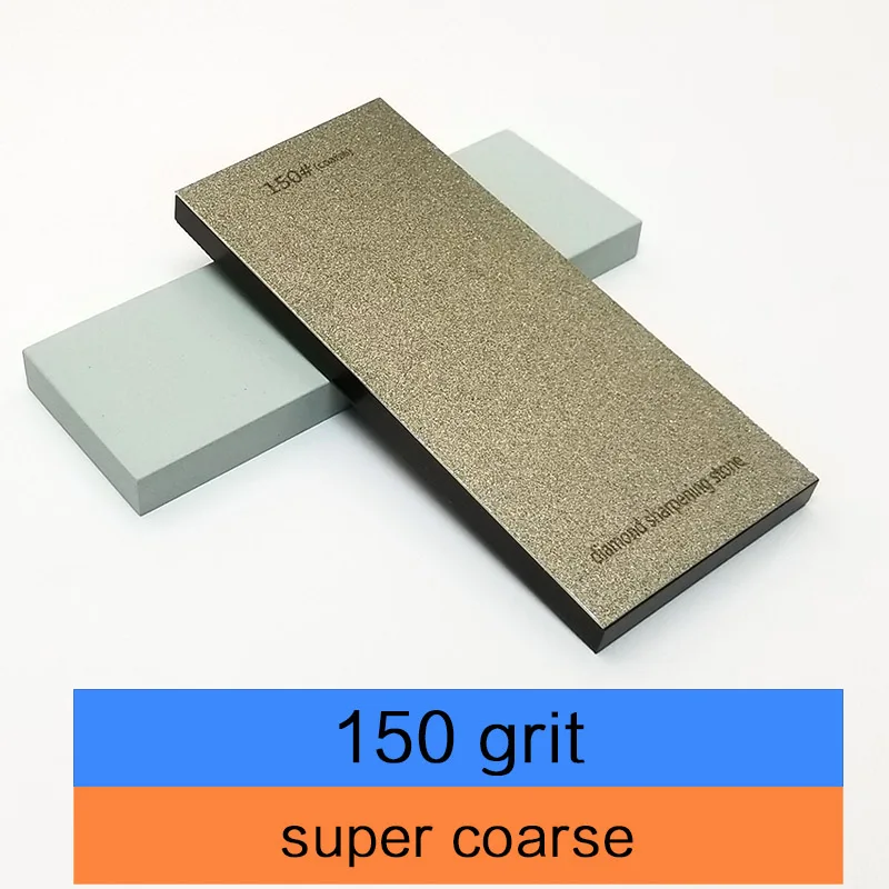 Новое поступление Алмазный 240 400 600 1000 точилка для ножей точильный камень система Алмазный точильный камень кухонные инструменты для ножей - Цвет: supercoarse 150 grit