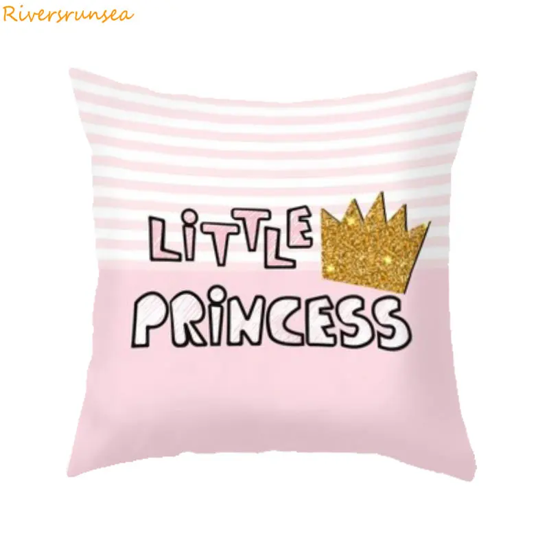 Хорошее качество Милая Маленькая подушка принцессы декор подушки дети Cojines Nordicos пустая Подушка сладкий корона Скандинавский дизайн 45x45 см