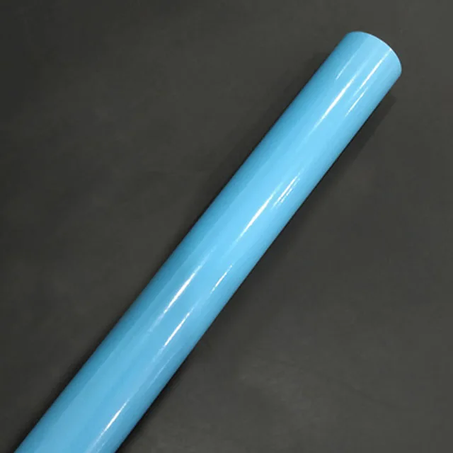 

10/20/30/50*152CM Sky blue Vinyl Film Gloss Glossy Car Wrap Foil Sticker