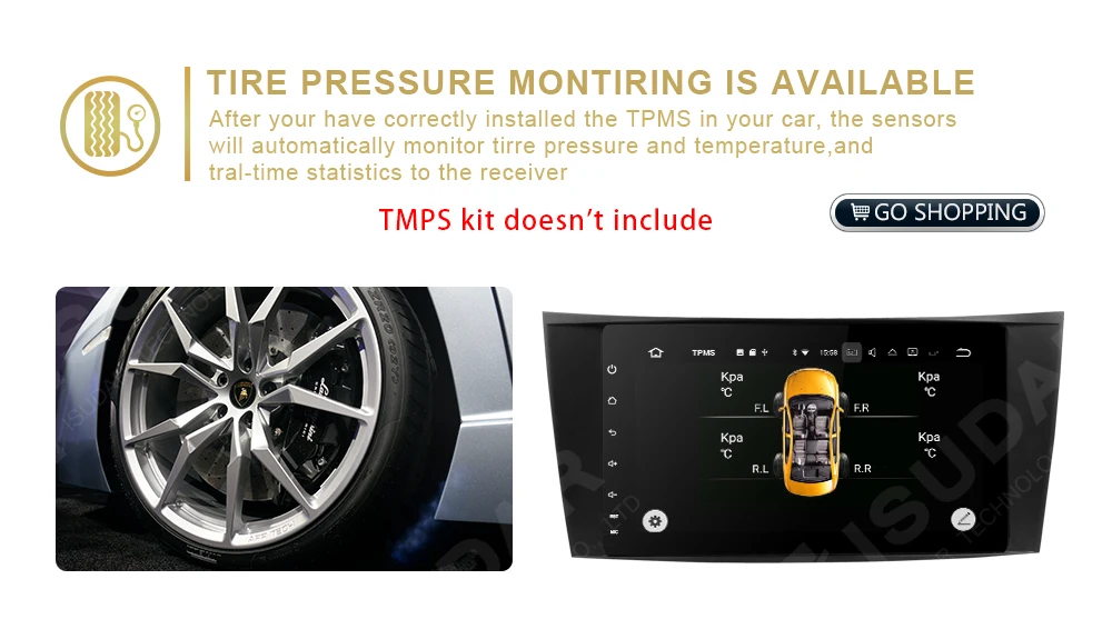 Sale Isudar Car Multimedia Player dvd automotivo Android 8.0 For Mercedes/Benz/W211/E200/E220/E300 GPS Radio Bluetooth USB DVR DAB 18