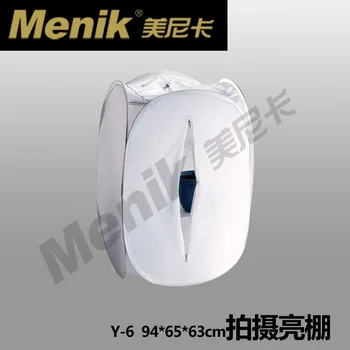 

Y-6 Portable Photo studio folding light tent, portable photo booth, photo table 94X65X63cm Folding Light Tent Box Cd50