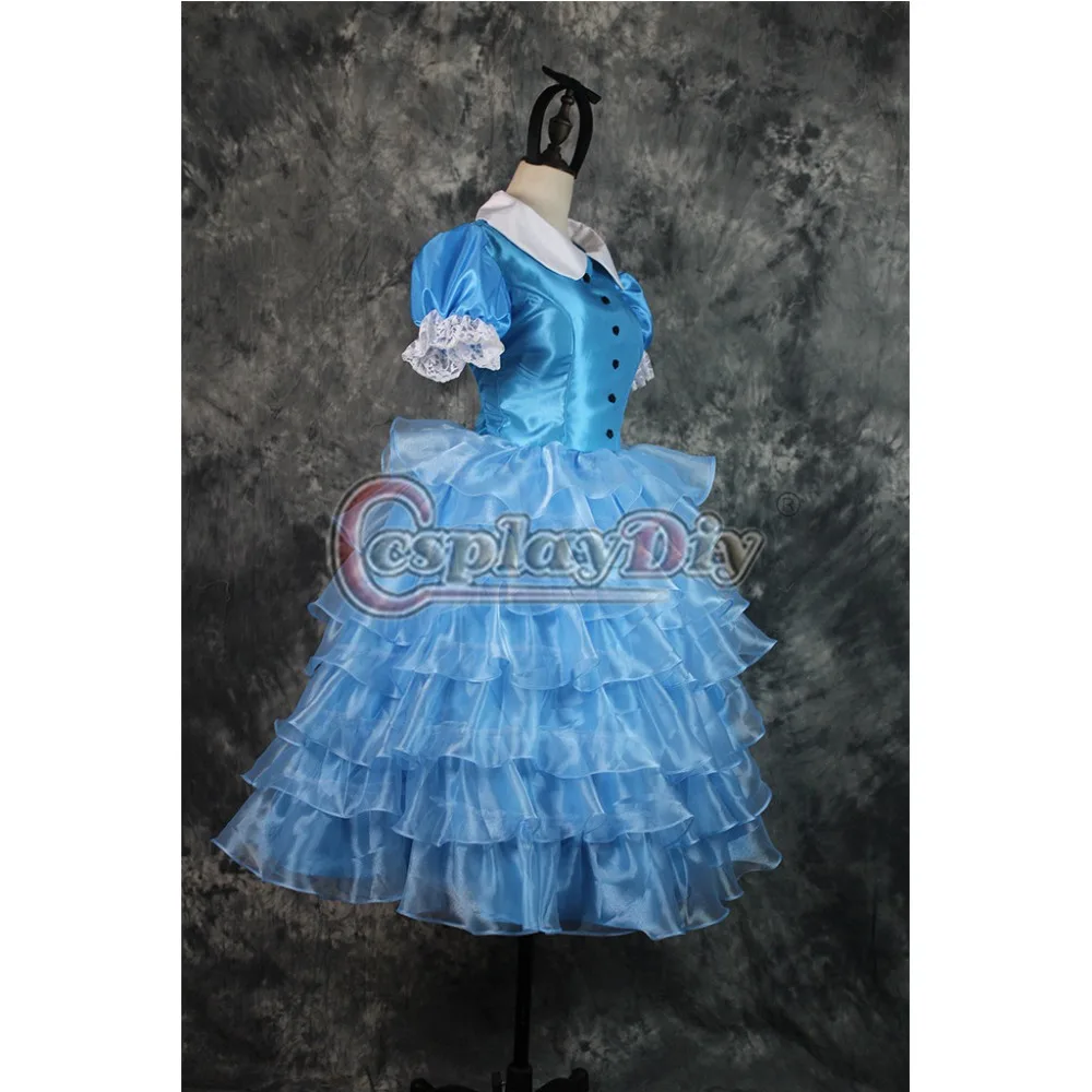 Cosplaydiy Алиса в стране чудес Алиса платье для девочек маленькая Русалка Ариэль Дети Принцесса Ариэль бальное платье сделанный на заказ L320