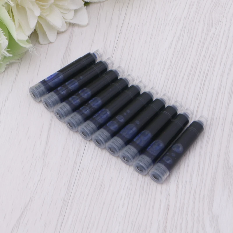 

10 Pcs Fountain Pen Ink Cartridge Blue Words Automatic Disappear Saves Paper