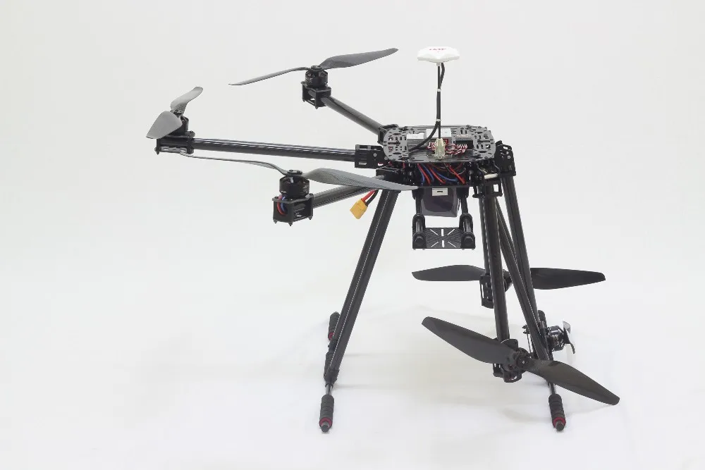 ZD850 Full Carbon Fiber ZD 850 Frame Kit with Unflodable Landing Gear Foldable Arm for FPV DIY Aircraft Hexacopter JMT