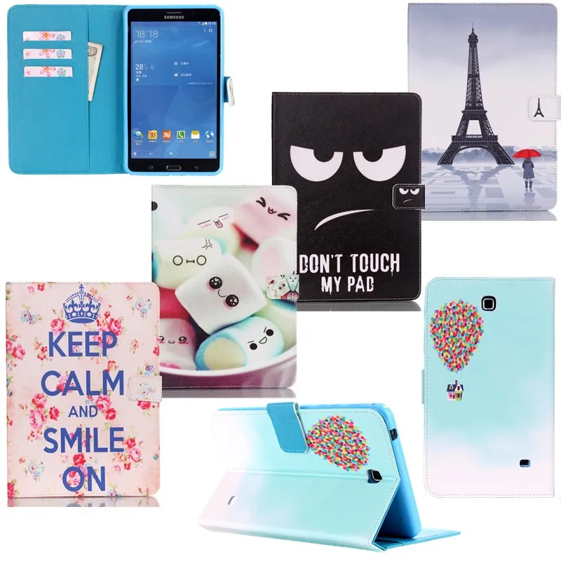 Чехол-книжка для Samsung Galaxy Tab 4 7 0 T230/ T231/ T235 из искусственной кожи | Компьютеры и офис