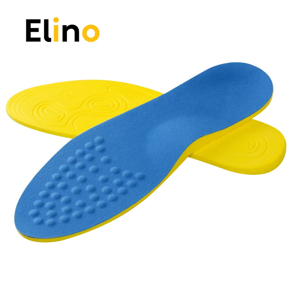 Elino Orthopedic Sole Flat foot Insoles for Plantar Fasciitis Feet Arch Support Massaging