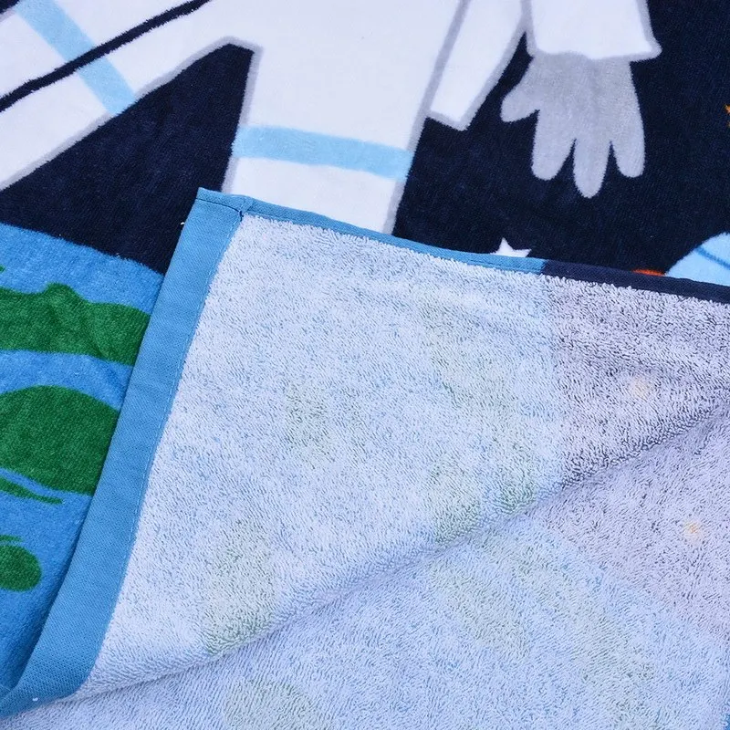 Didihou ткань из микрофибры, Пляжное Полотенца с капюшоном дети пляж Ванна Полотенца воды, абсорбирующие Полотенца для детей 145x70 см