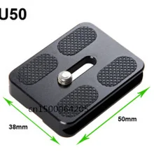 PU-50 Quick Release Plate с ручной ремешок крепление отверстие для Benro B1 B0 B2 штатив