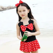 Популярные летние для маленьких девочек купальник Детский купальник платье милые дети ванный комплект прекрасные девушки платье с героями мультфильмов купальники костюм