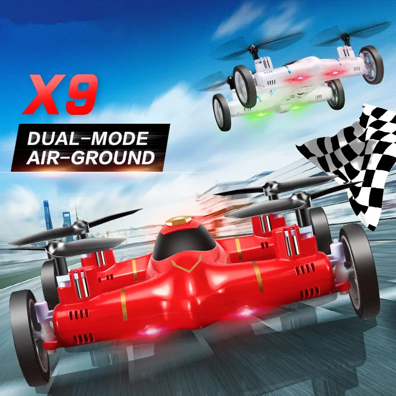 RC Flying Car font b drone b font x9 Mini font b Drone b font Air