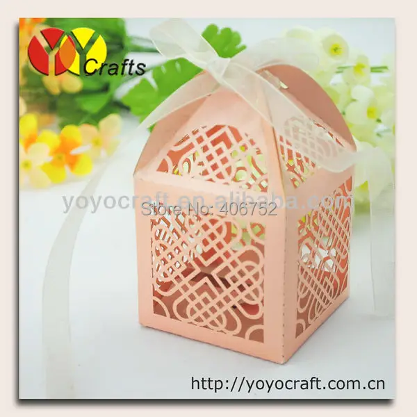 Wb003 Heart In Incarnadine Wedding Decorative Box Custom Wb003 Heart In Incarnadine Wedding Decorative Box Custom Candle Lights Colourful Favor