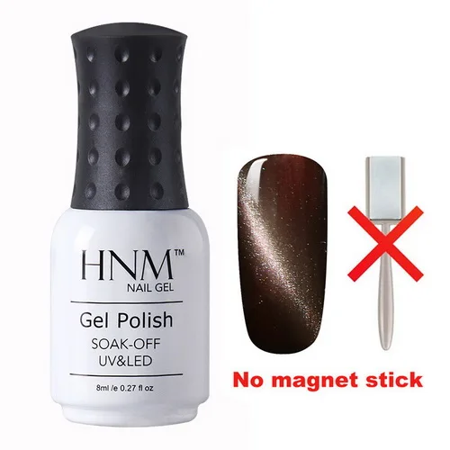 HNM 8 мл Лак для ногтей "Кошачьи Глаза" Nagellak Soak Off UV Nail Art Полуперманентная краска для тиснения гель лак Гибридный лак Lucky лак чернила - Цвет: 6575