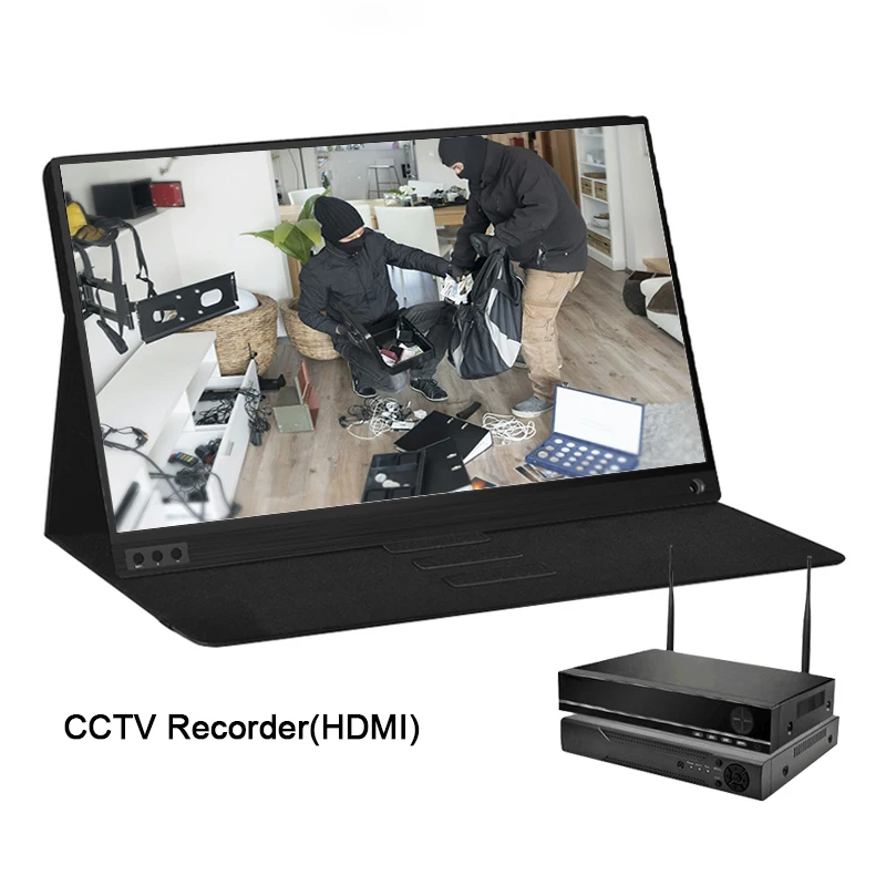 

15.6 inch 1920x1080p ips screen for cctv camera laptop phone with type c hdmi usb port LCD monitor