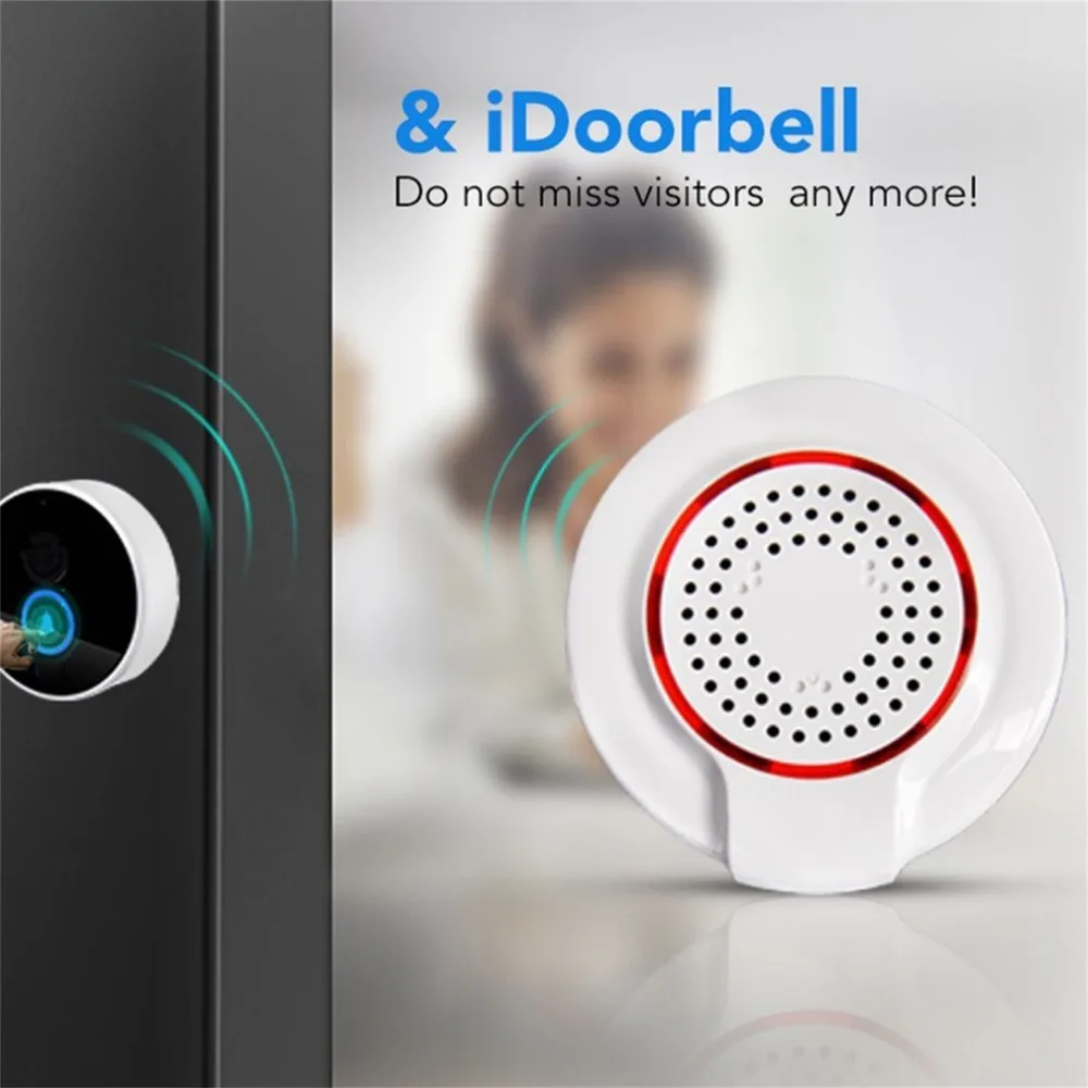 

Audible & Visual Alarm Sensor Remote Notication Control Z-wave Security Wireless Alarm Siren Sensor Home Automation Smart Alarm
