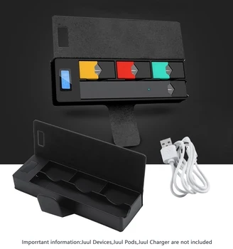 

JUUL Chargeing Travel case Portable Power Bank Pod Holder Charger Compatible JUUL with LCD Indicadorin, Device is Not Included