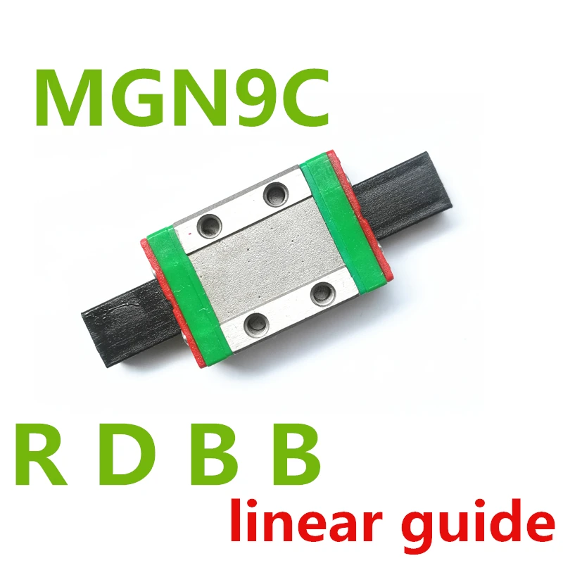 Линейная направляющая 9 мм MGN9 100 150 200 250 300 350 400 450 500 550 600 700 MGN9H или MGN9C блок 3d принтер