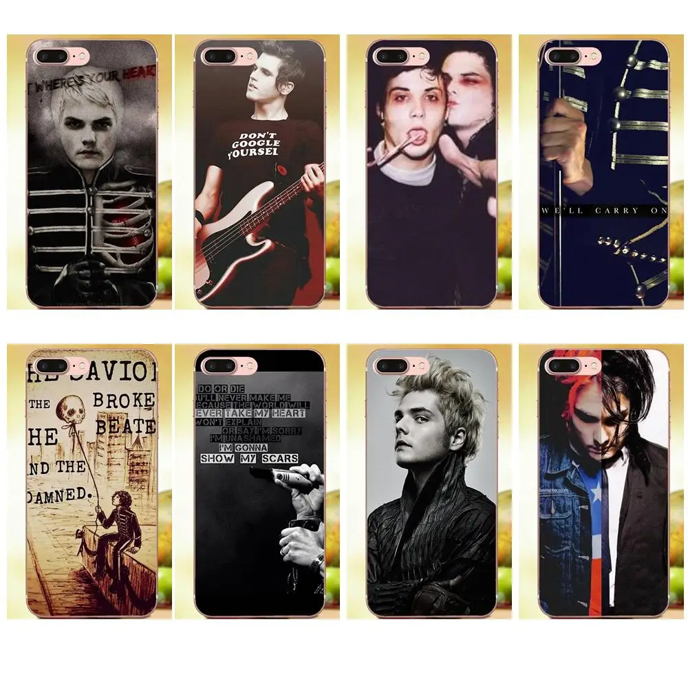 TPU Cases Cover For Galaxy A3 A5 A7 On5 On7 2015 2016 2017 Grand Alpha G850 Core2 Prime S2 I9082 My Chemical Romance Broken | Мобильные