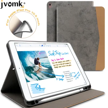 

Soft Case For iPad Pro 10.5 inch ( 2017 New ) PU Leather Smart Cover With Pencil Holder Auto Sleep/Wake For Apple iPad Pro 10.5"