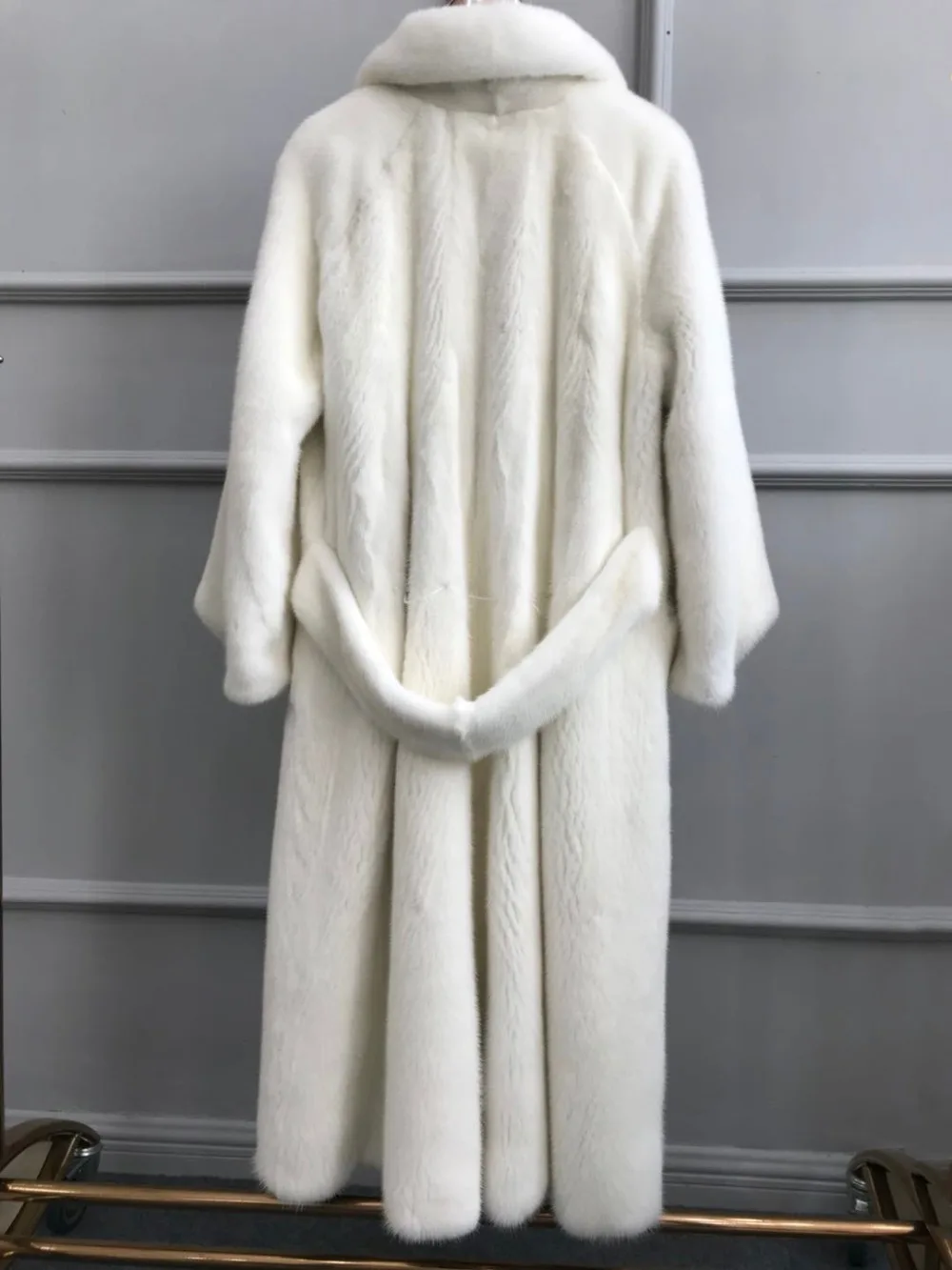 Женское длинное пальто из натурального меха норки, женская верхняя одежда, осень и зима, новая серия верхней одежды