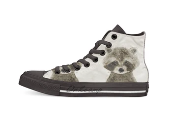 

little raccoon Casual High Top Canvas shoes sneakers For Drop shipping