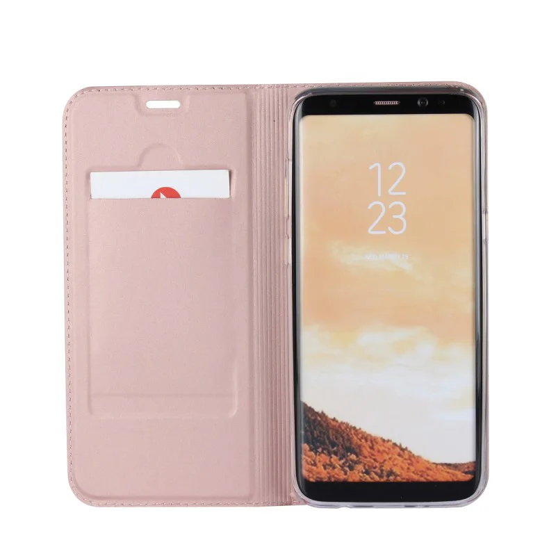 Чехлы бумажники чехол магнитный силиконовый слот для карт Samsung S10 S9 S8 Plus S7 Edge A3 A5 A7