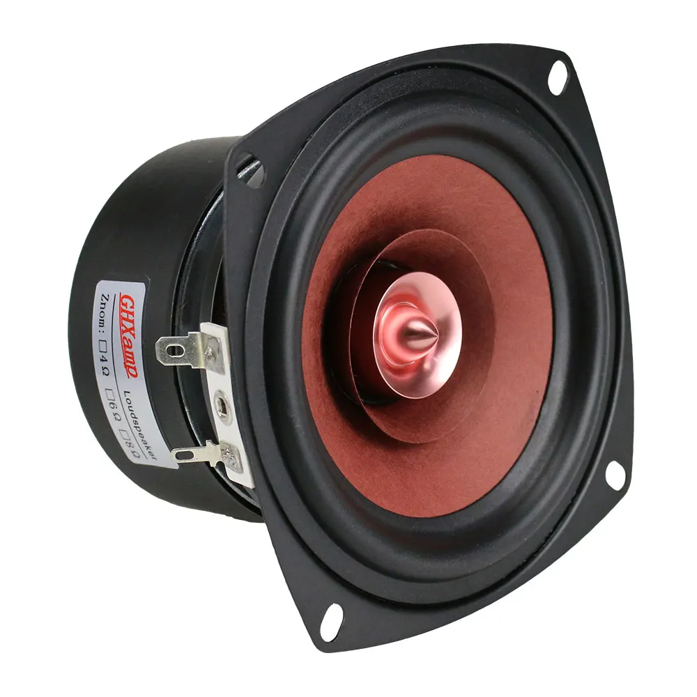 GHXAMP 2PCS 4 Inch Full Range Speaker Vocal