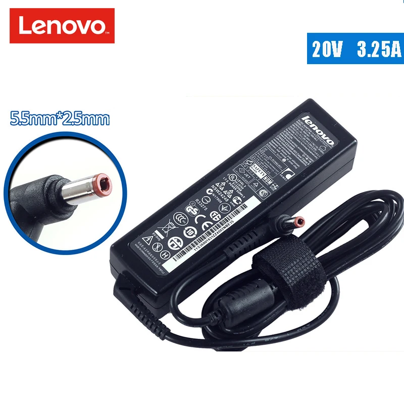 

Original 20V 3.25A Laptop AC Adapter Charger Power Supply for Lenovo G430 Z360 U410
