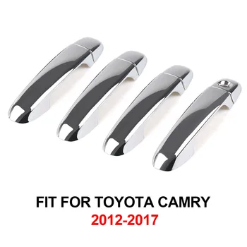 

For Toyota Camry 2012-2017 ABS Chrome Mirror Door Handle Cover Trim Outside Door Handles Cover