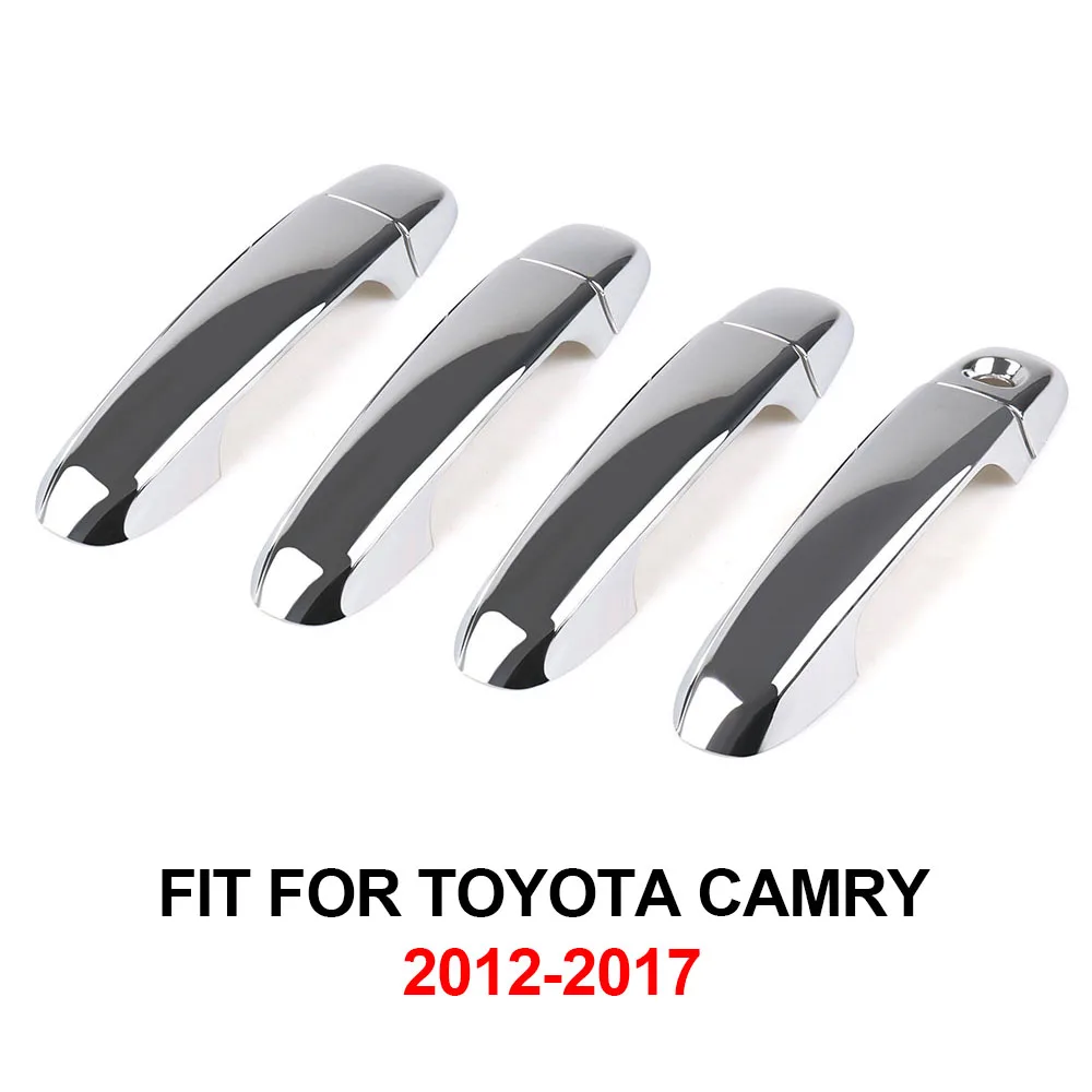 Для Toyota Camry 2012-2017 ABS хромированное зеркало дверная ручка Крышка отделка наружные