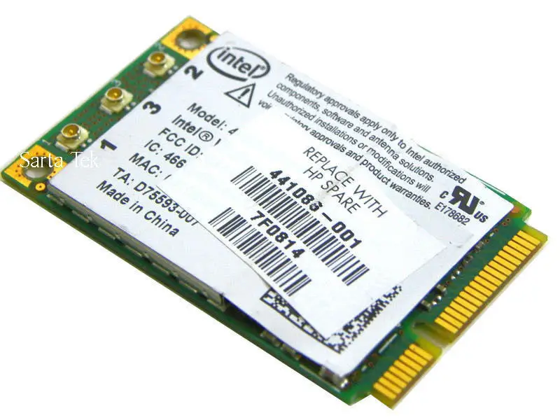 Mini PCI-E Card Intel Wireless WiFi Link 4965AGN a/b/g/n 300Mbp Dual Band MIMO 