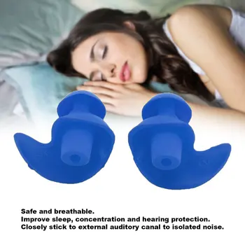 

New 1 Pair Soft Silicone Ear Plugs Environmental Waterproof Dust Proof Sports Swimming Ear Plugs Water Diving Accessories