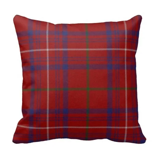Best Case Traditional Hamilton font b Tartan b font Plaid Pillow Case Size 45x45cm Free Shipping
