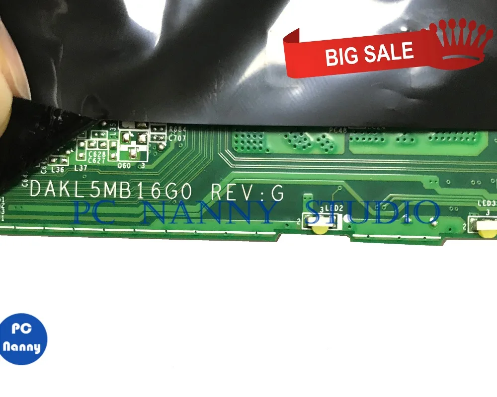  PC NANNY For Lenovo Z370 Laptop Motherboard DAKL5MB16G0 DDR3 GMA HD 3000 HM65 tested