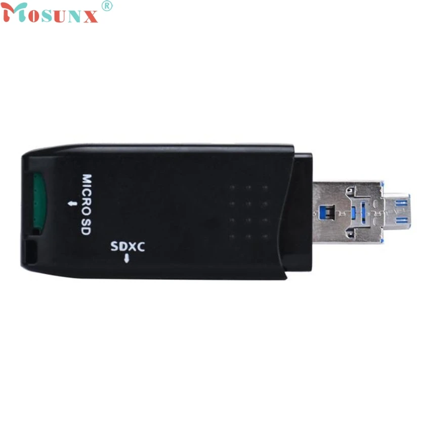 Mosunx simplestone MINI 5 Гбит/с супер скорость USB 3,0+ OTG Micro SD/SDXC TF кардридер адаптер U диск oct31