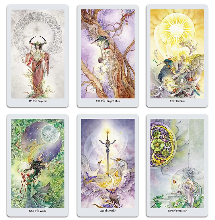 Новая полная английская версия 12*7 см Shadowscapes Tarot карты настольные вечерние игральные карты, игра для карточных игр высокого качества