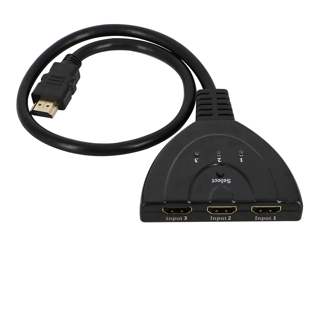 YTTL 3 в 1 разветвитель порта HDMI мультидисплей автоматический переключатель