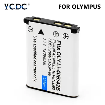 

YCDC 3.7V 1.2Ah Li-40B Li-42B Li 40B 42B Li40B Rechargeable Camera Battery for Olympus Leise D-Li63 Fuji NP45 Nikon EN-EL10