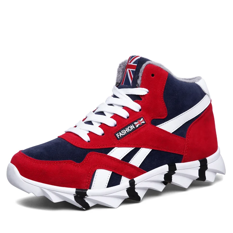 

Hot Large Size Hot Fashion Winter Men Shoes Thickening Sneakers Solid Shoes Inside Antiskid Bottom Keep Waterproof Warm Shoes