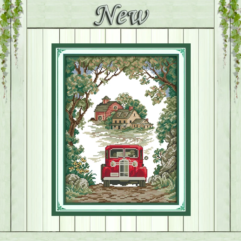 

Forest responders scenery Painting 11CT Counted print on Canvas DMC 14CT chinese Cross Stitch diy Embroidery kits Needlework Set
